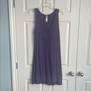 Lucy Deep Purple Sleeveless Mini Dress